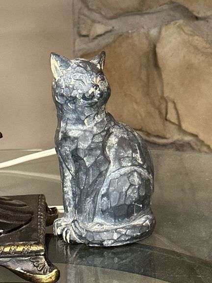 Lamp, windmill, knickknack, cat knickknack
