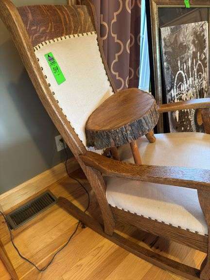 Rocking chair and stool
