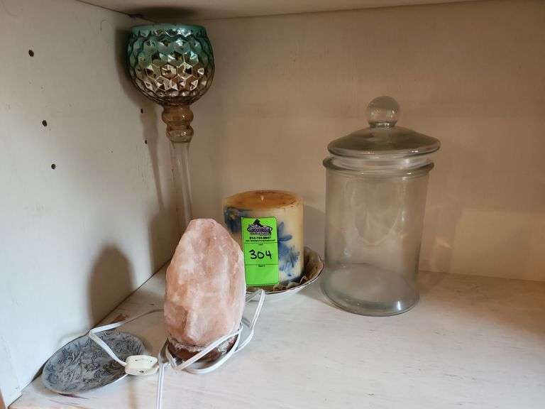 Wax melted, candle