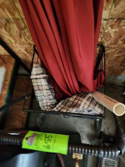 Cart and umbrella