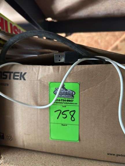 Assorted extension cords, garage rags