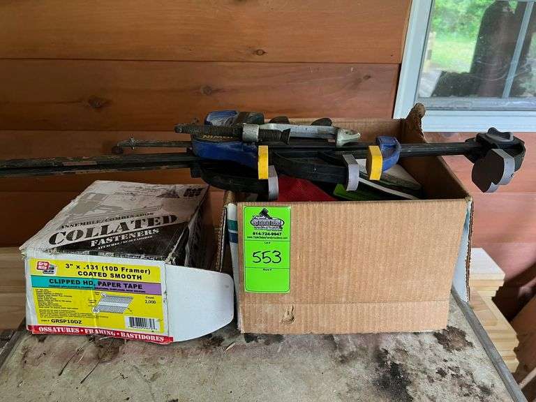 Wood clamps and nails