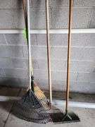 Rakes and cultivator