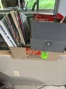 Box of miscellaneous magazines, information booklets ￼
