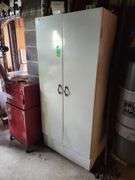 Metal storage cabinet