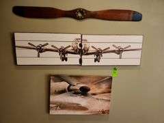 Airplane pictures and propeller