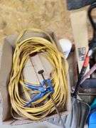 Tool belt, dolly, extension cord, propane tank, miscellaneous