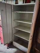 Metal storage cabinet