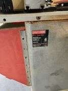 Craftsman table saw with extra blades and attachments