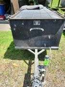 Barbecue chicken cookers trailer Cook 100 chicken halfs. With cover