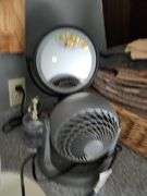 Fan makeup mirror tiles basket knick knacks