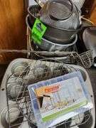 Kitchenware strainers,cupcakes, pans