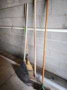 Rakes and cultivator