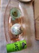 Serving tray egg holder with egg
