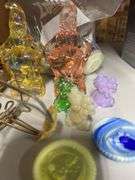 Glass clown figurines