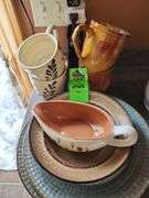 Dishes, gravy ladle  cups