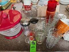 Glasses, cups