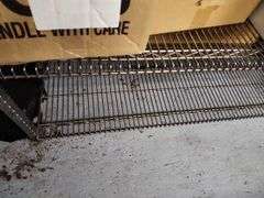 12 ft of wire metal shelving no contents