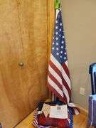 Flag and quilt