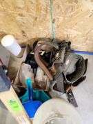 Tool belt, dolly, extension cord, propane tank, miscellaneous