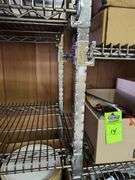 12 ft of wire metal shelving no contents