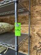 4 foot metal baking rack no contents