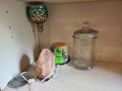 Wax melted, candle