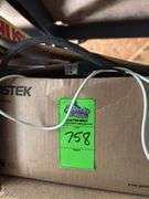 Assorted extension cords, garage rags