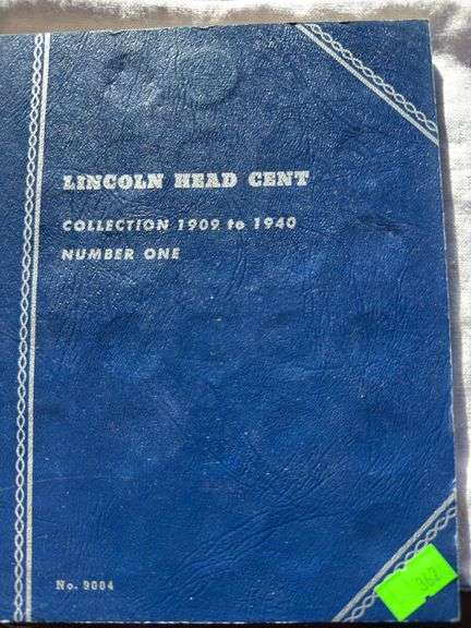 5 Rolls Pennies, Lincoln HeadCent Collection Book 1 and Book 2 Both partially full