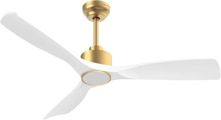 $127 52 Inch ETL Listed Indoor Outdoor Smart Ceiling Fans wi image