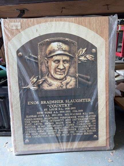 Canvas Plaque of Enos Bradsher Slaughter “Country” image
