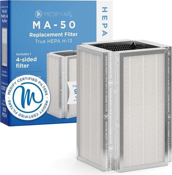Medify MA-50 Genuine Replacement Filter for Allergens, Smoke image
