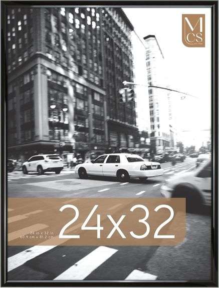 MCS Trendsetter 24x32 Poster Frame Black High-Gloss, Vertica image