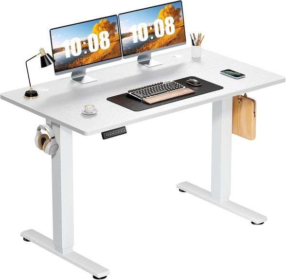 Sweetcrispy Electric Standing Desk Adjustable Height, 48x24 image