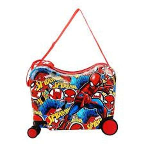 Spider-Man All-Over Print 18" Ride-On Luggage - Walmart.com image
