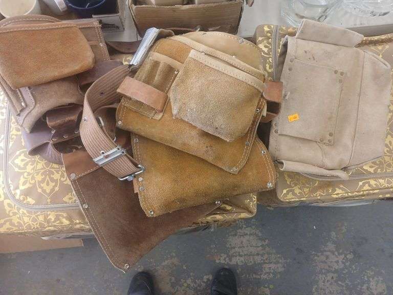 3 leather tool belts image