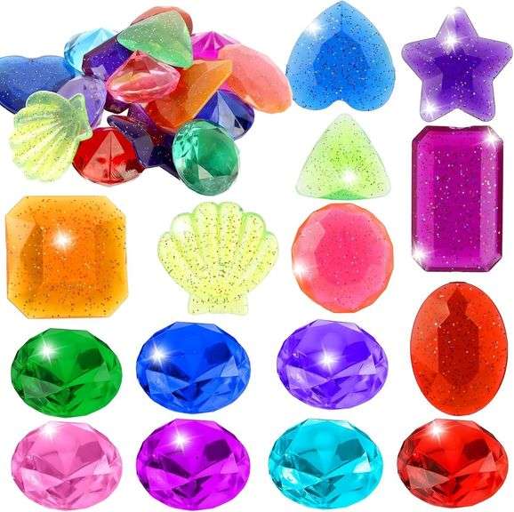 Diving Gem Pool Toys, Diving Gems for Pool for Kids, 16 Big image