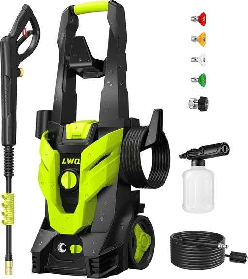 Pressure Washer, Power Washer with 4 Quick Connect Nozzles, image