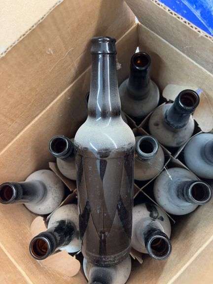 1 boxes glass brown bottles image