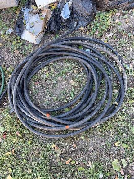 Black garden hose image