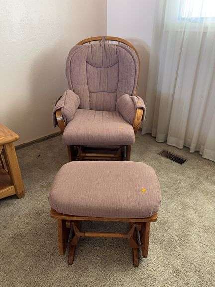 Rocking chair with ottoman image
