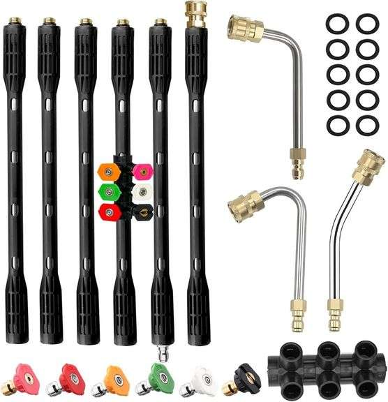 Selkie Pressure Washer Extension Wand - Upgrade Black Power image