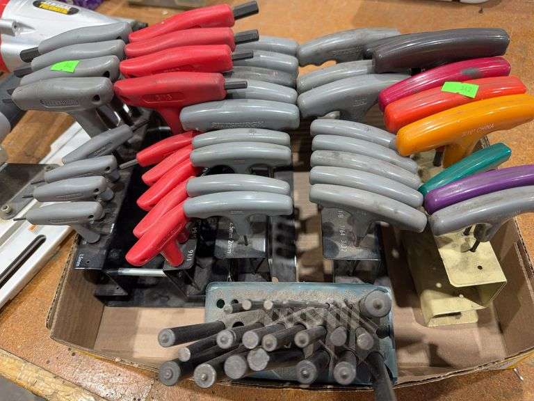 Flat or Alan wrenches and hex keys image