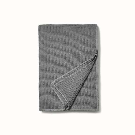 $259 Boll & Branch  King/Cal King Waffle Bed Blanket Stone S image