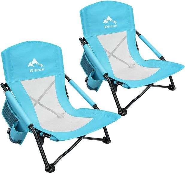 Oileus Low Beach Chair for Beach Tent/Shelter/Camping/Outdoo image