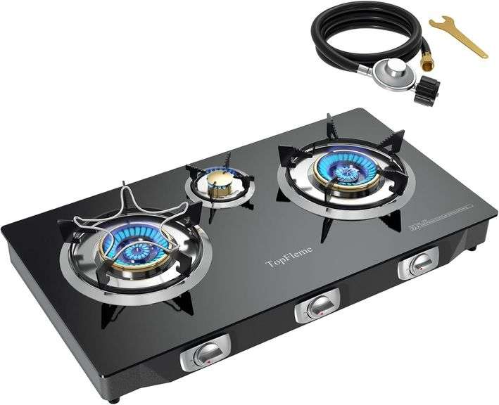 $105 3 Burner Propane Stove 32,300 BTU High-Efficiency Tempe image