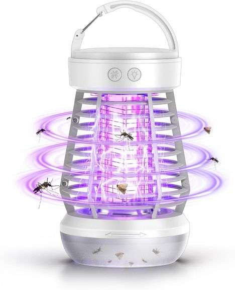 Upgraded Fly Traps,3 in 1 Bug Zapper Outdoor & Indoor, Elect image