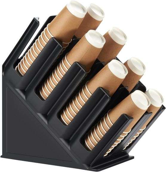 Disposable Paper Cup Dispenser, Lid Dispenser 8 Compartment image