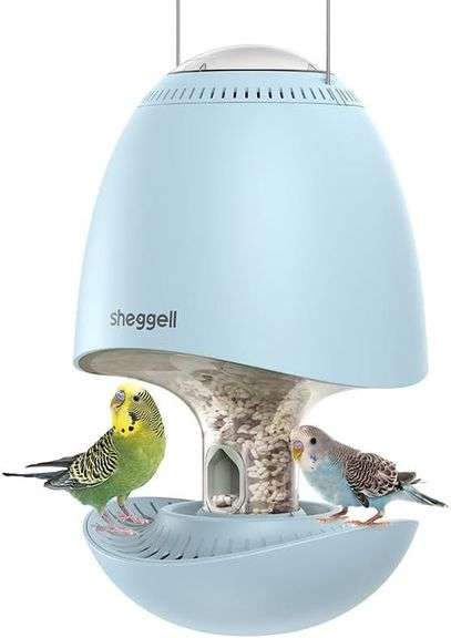 Smart Automatic Bird Feeder Indoor, Automatic Seed Dryer, Vo image