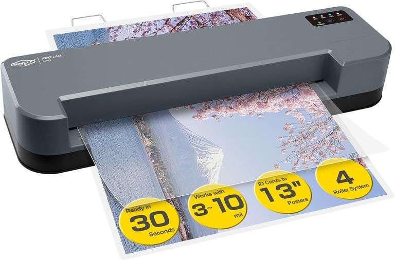 $119 SINCHI 13-Inch Thermal Laminator & Foil Applicator, 3 1 image